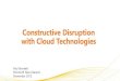 Intergen Twilight Seminar: Constructive Disruption with Cloud Technologies