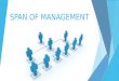 Span of management