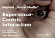 Experience Centric Interaction - Presentation Tokyo, Japan