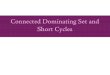 Connected Dominating Set and Short Cycles