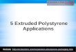 5 extruded polystyrene applications