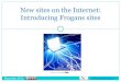 New sites on the internet frogans sites