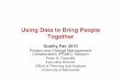 Using Data to Bring People Together