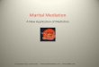 Marital mediation  - a new application of mediation