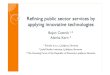Bojan Cestnik, Alenka Kern, Refining public sector services by applying innovative technologies