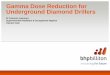 Gamma dose reduction for underground diamond drillers lawrence