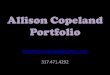 Allison Copeland portfolio