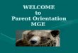 Parent orientation slide 2011 2012