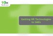 Getting HR Technologies to SMEs