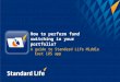 Standard Life Middle East mobile app for iOS - Fund Switching