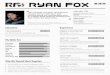 Ryan Fox–Design Resume