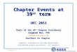 Chapter Events at 39th term