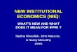 New institutional economics