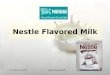 Nestle flavored milk presentation