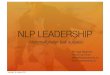 NLP Leadership: Hemmeligheten bak suksess