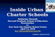 Inside Urban Charter Schools by Dr. Kay Merseth