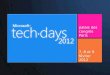 Techdays 2012 - Développement Web Mobile avec Microsoft