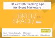 10 Growth Hacking Tips for Event Marketing