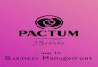 Pactum- Law in Business Management