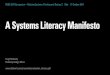 A Systems Literacy Manifesto / Hugh Dubberly