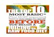 Top 10 Most Basic (but Most Important) Things You Need To Know BEFORE You Begin A Juicing or Raw Food Diet