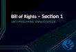 Polsc2   12 bill of rights – section 1