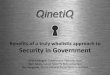 Benefits of a Truly Wholistic Approach to Security in Government