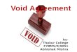 Void agreement / contract ppt