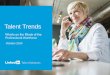 Talent trends: What’s on the minds of the professional workforce