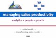 Managing Sales Productivity