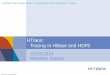 HTrace: Tracing in HBase and HDFS (HBase Meetup)