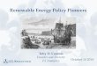 Island states - Renewable Energy Policy Pioneers