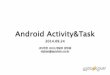 [퀵켓/사내세미나] Android activity & Task
