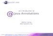 An Introduction to Java Annotations