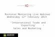 Export and international trade   sales and marketing with steve parker