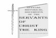 Official History Outline of Servants of Christ the King: 1987