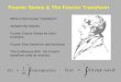 Optics Fourier Transform I