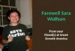 Farewell Sara Wolfson