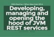 Developing, managing and opening the hood of JVM REST services - L Pfannenschmidt