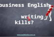Business english writing skills