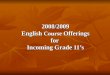English Course Offerings C1. 32)