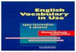 English vocabulary in use upper intermediate advanced cambridge