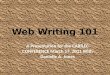 Web Writing 101