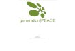 Gen peace basic conflict responses & peace initiatives