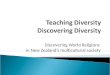 Teaching Diversity-Discovering Diversity