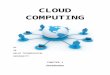 Seminar Report Cloud Computing