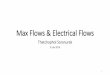 Max flows via electrical flows (long talk)