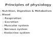 physiology : Excretion