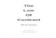 Lecture 3   study notes - contract law