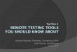 Tool time: Remote Unmoderated Usability Testing Tools